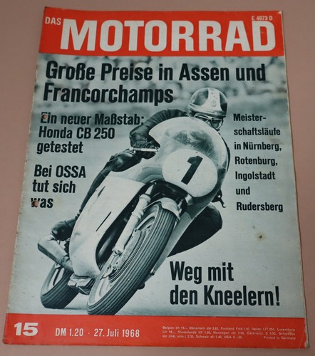 Das motorrad 1968 honda - das, 15/1968